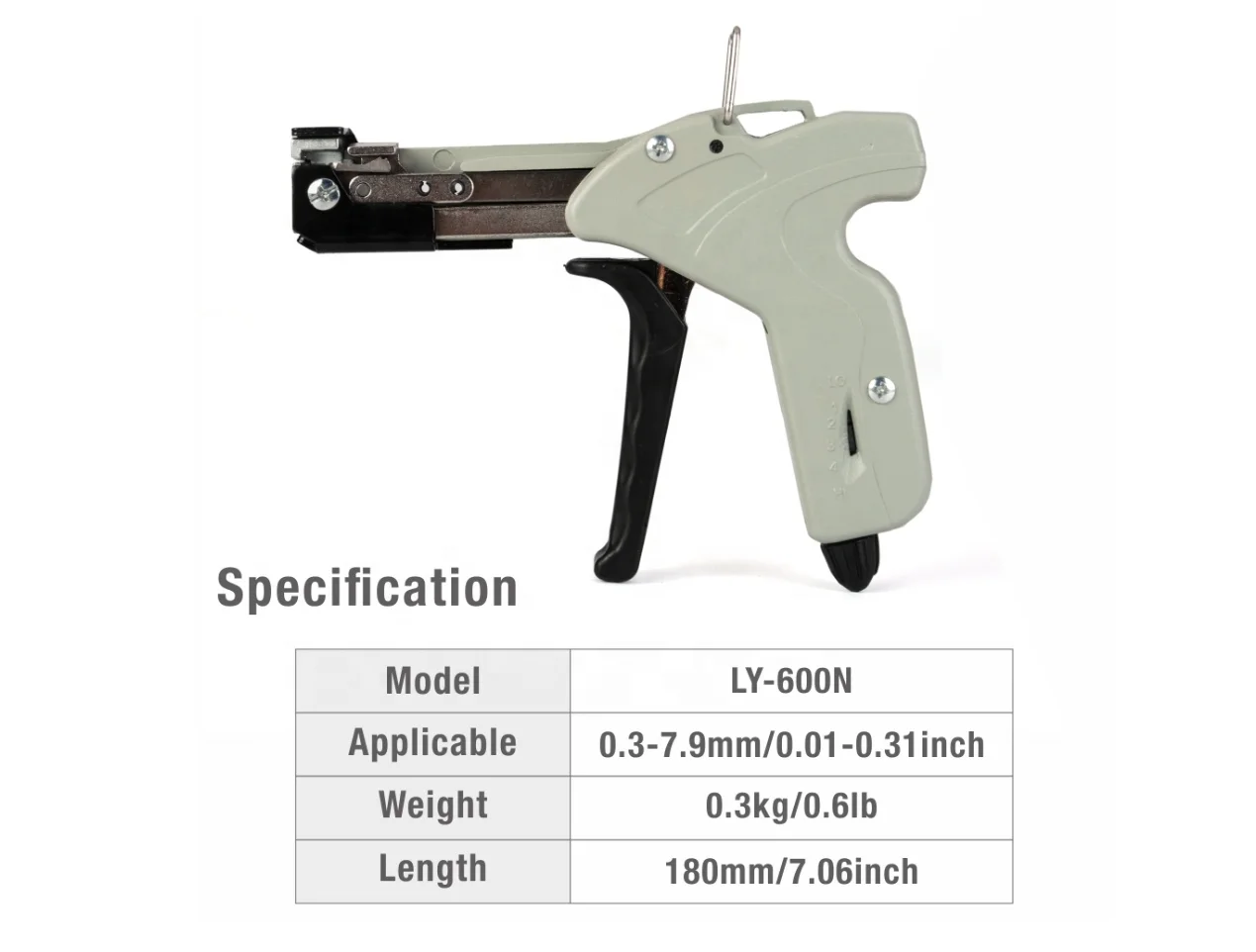 HS-600 Manual Metal Ties Strapping cable tie gun