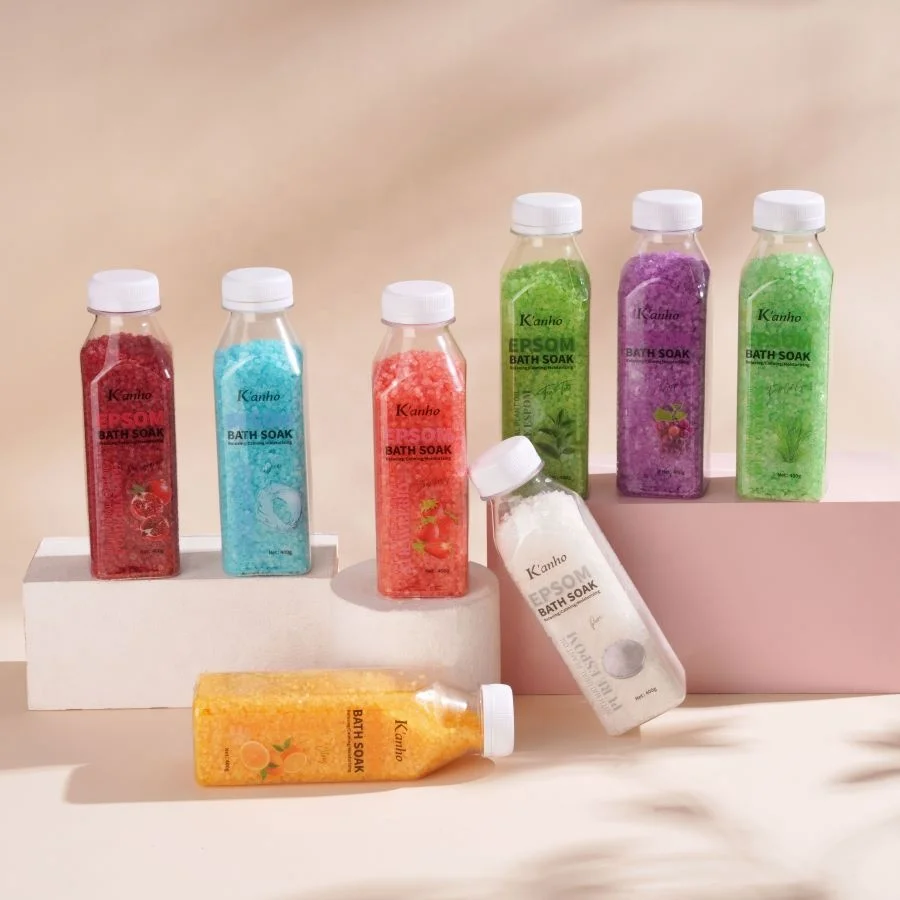 400g Kanho Epsom Salt Relaxing Bath Salt Relaxing Easy Muscle Main Easy Muscle Tension After Exercice