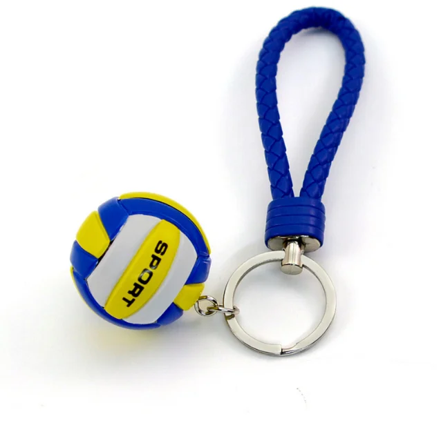 Custom Logo Wholesale Cheap High Quality Volleyball /Balls Keychain