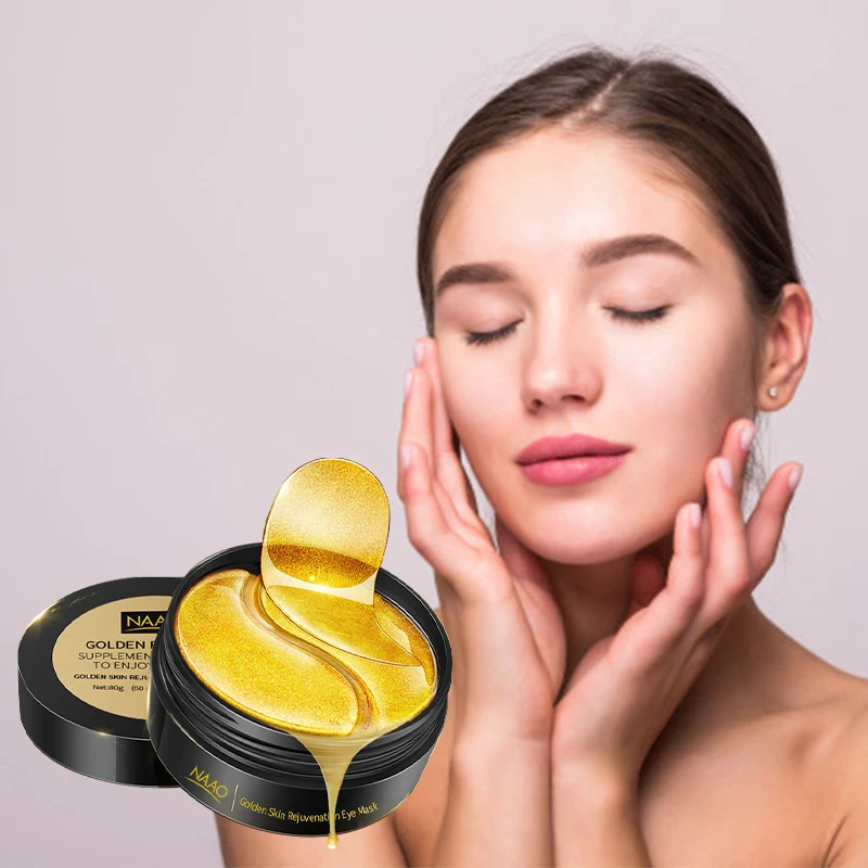 
Oem Anti Wrinkle Private Label Hydrogel Eye Patches Reduce Eye Dark Circles 24K Gold Collagen Eye Mask 