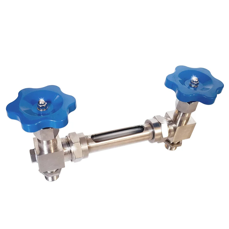 SUS304 gauge COCK water level glass pipe elbow steam generator boiler accessories water level elbow water level window