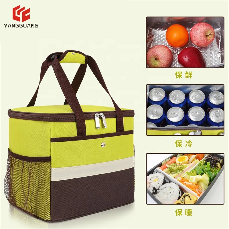 Wholesale Custom Logo Promotional Reusable Lunch Thermal Bag Food Delivery Insulated Bags
