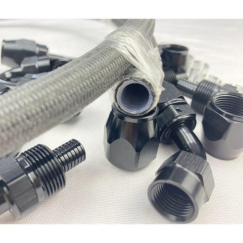 BJR Racing Parts Lightweight racing Aluminum straight hose end