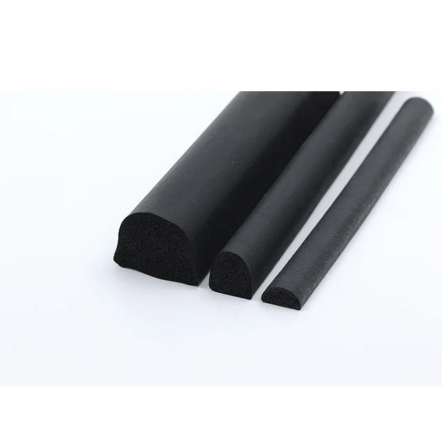 EPDM solid foam sealing strip Self-adhesive  sealing rubber strip factory supplier