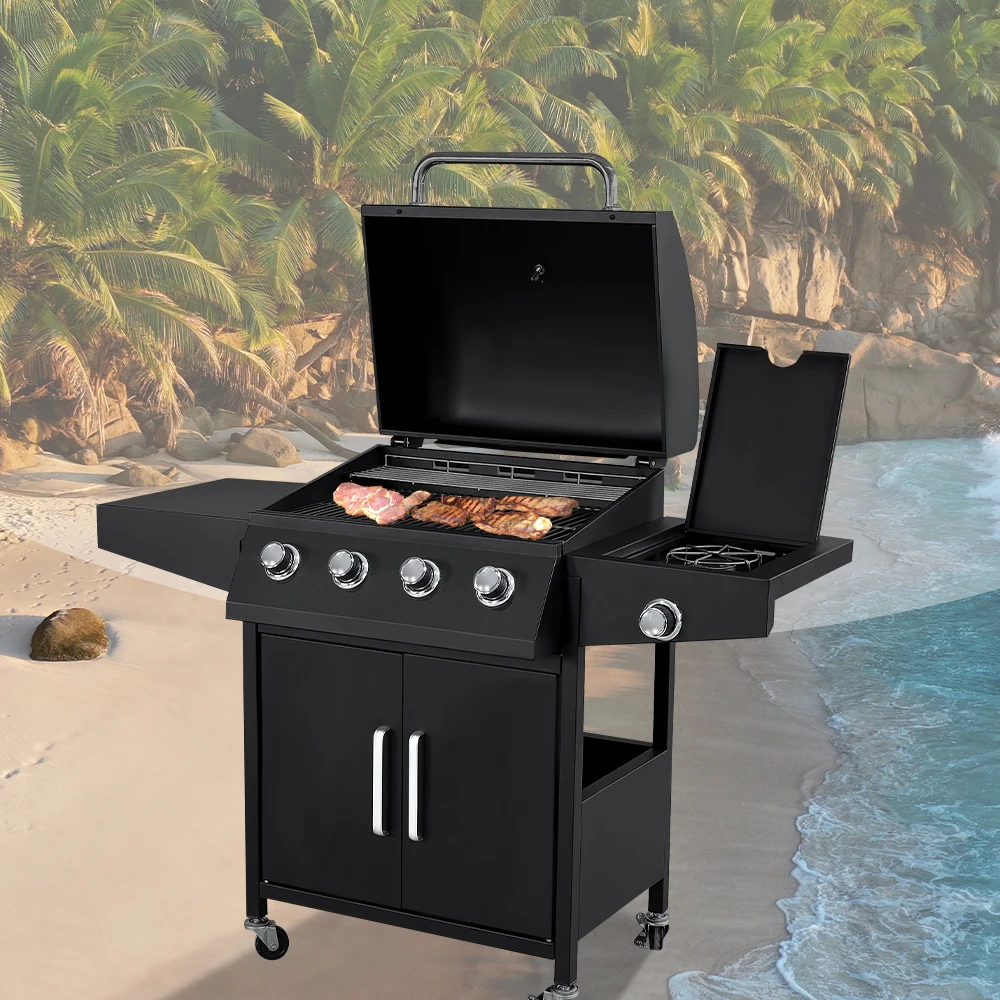 Wholesale Low Price Commercial Professional Gas Grill Family Party Barbecue Outdoor Kitchen Bbq Grill