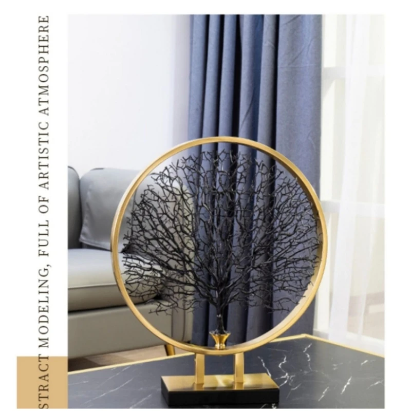 2023 hot selling Nordic living room  metal gold  modern home decor accessories for living room decoration items