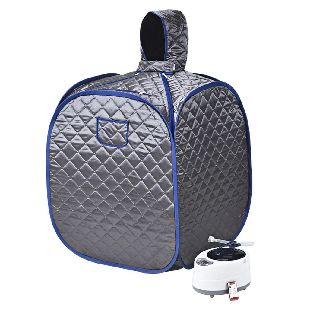 Portable Steam Sauna with remote control Personal Body Sauna Spa for Home Relaxation 1-9 Level Adjustable