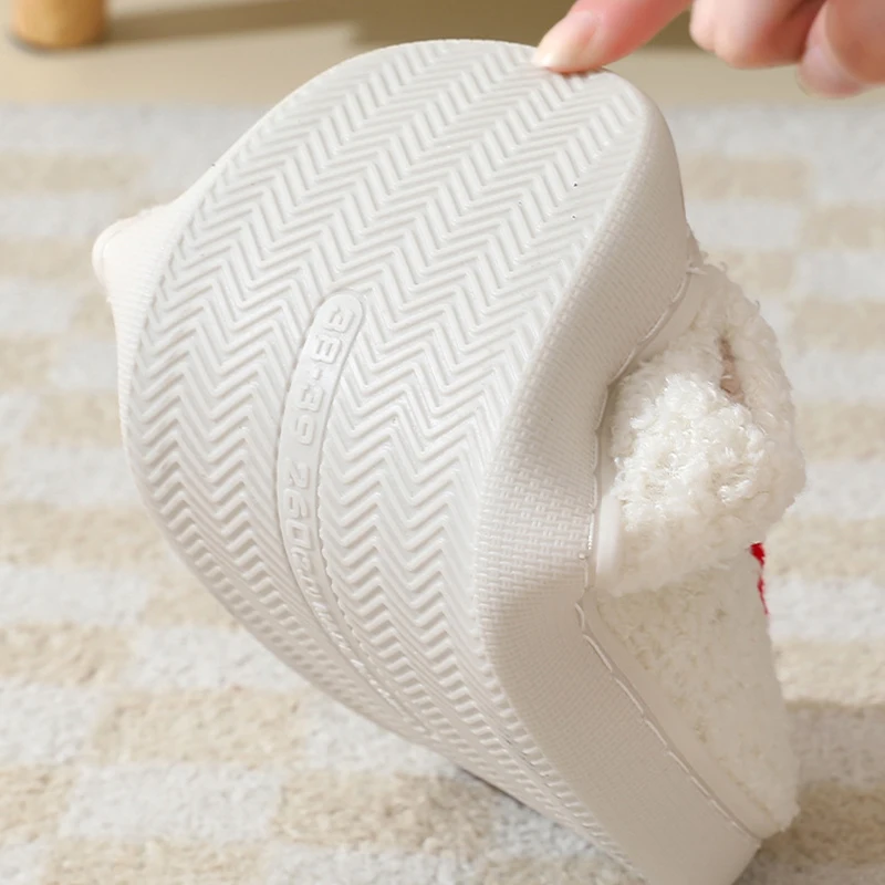 Bulk Wholesale Fashion Indoor House Guests Non-slip Soft Plush Autumn Winter Warm Cotton Women Men Flip Flop Shoes Slippers