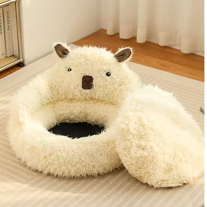 Подстилка для домашних животных в форме альпаки осенне-зимний теплый коврик кошек принадлежности питомцев