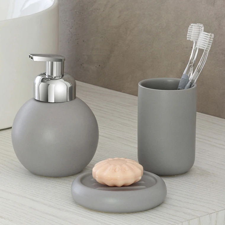 High quality Ceramic bathroom Organizer - Bath Set 4 in 1 Bath Room Vanity Ware Set  Toilet  Bathroom Accessories Set