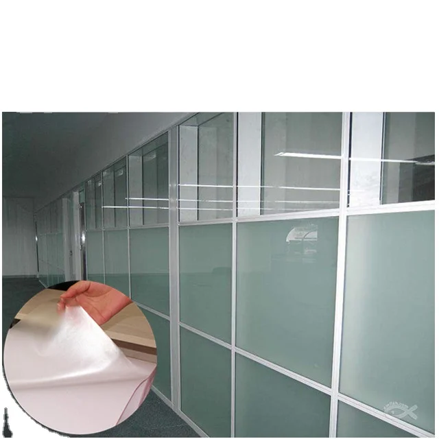 Snow frosted film self adhesive waterproof removable protective decor vinyl frosted pattern glass window film