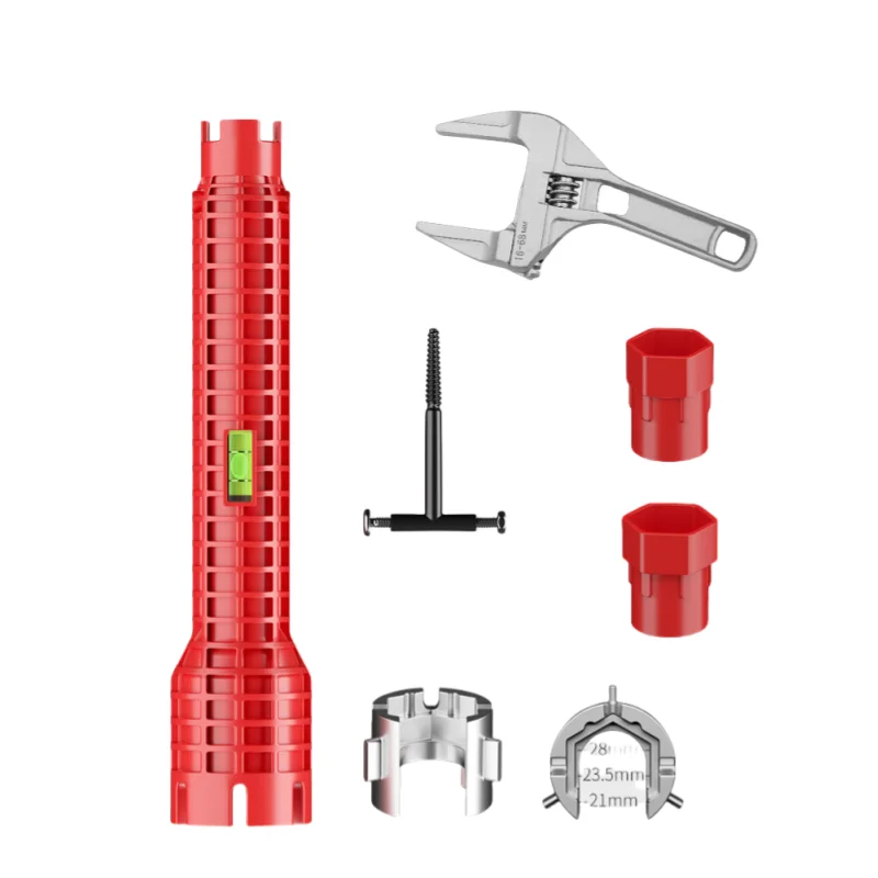 Multifunctional 18 in 1 Plumbing Tools Kitchen Repair Plumbing Tool Plumbing Wrench