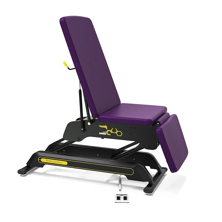 Hemet Premier Cabell Custom Removable Multi-purpose Electric Massage Therapy Bed Treatment Table Physiotherapy Bed with Wheels