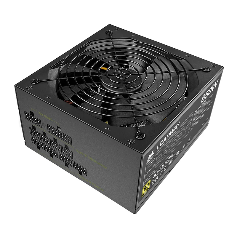 High Quality New Meiji Rated 650W 80Plus Gold Medal Full Module Power Supply for Gaming Computer,  PC PSU full voltage input