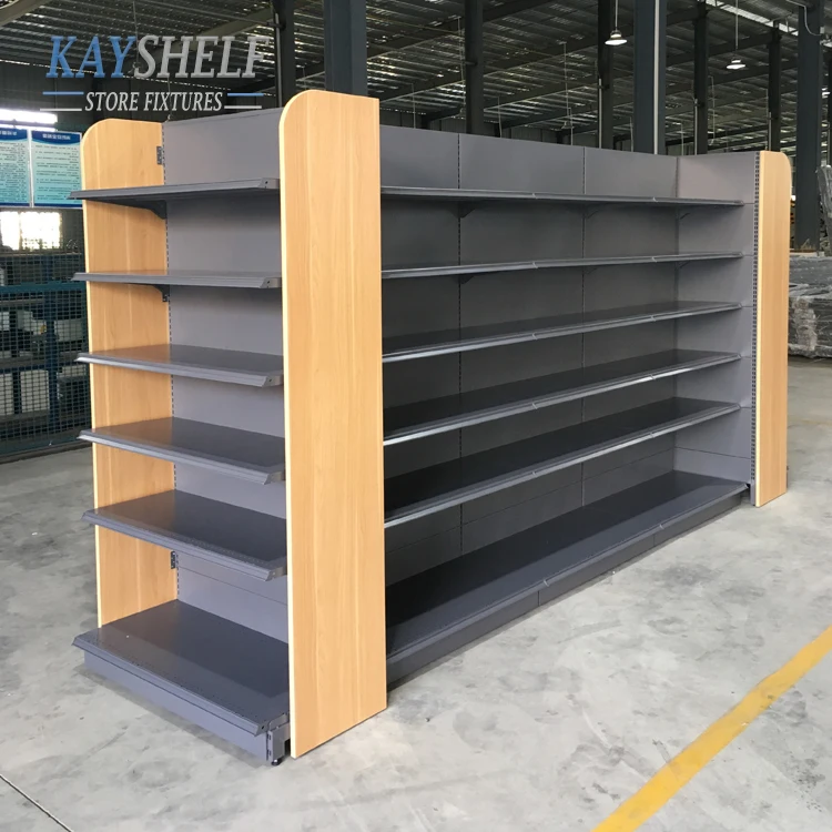 Retail Equipment Convenience Store Light Duty Gondola Display Racks