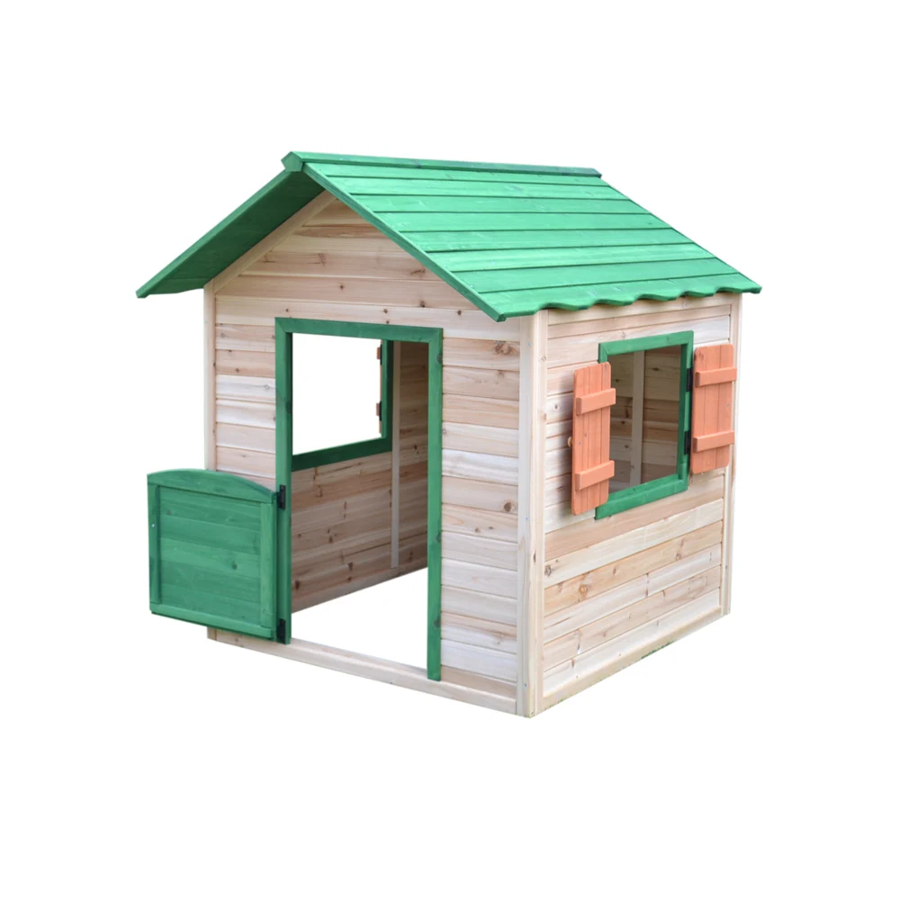 Large EN71 Outdoor Garden Wooden Play house Little Houses Children Garden for Kids