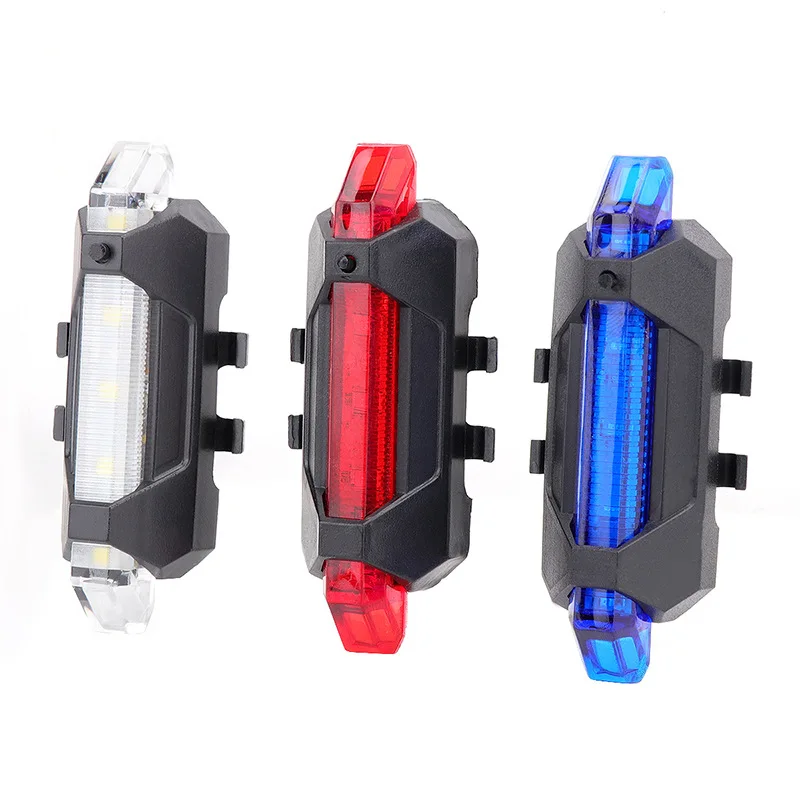 BG-918 Powerful LED Bike Tail Light Rechargeable Rear Bicycle Light with Multiple Modes for Night & Daytime Cycling Safety