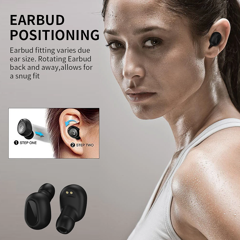 
New Blue tooth headset mobile accessories TWS wireless stereo earbuds earphone wireless headset 
