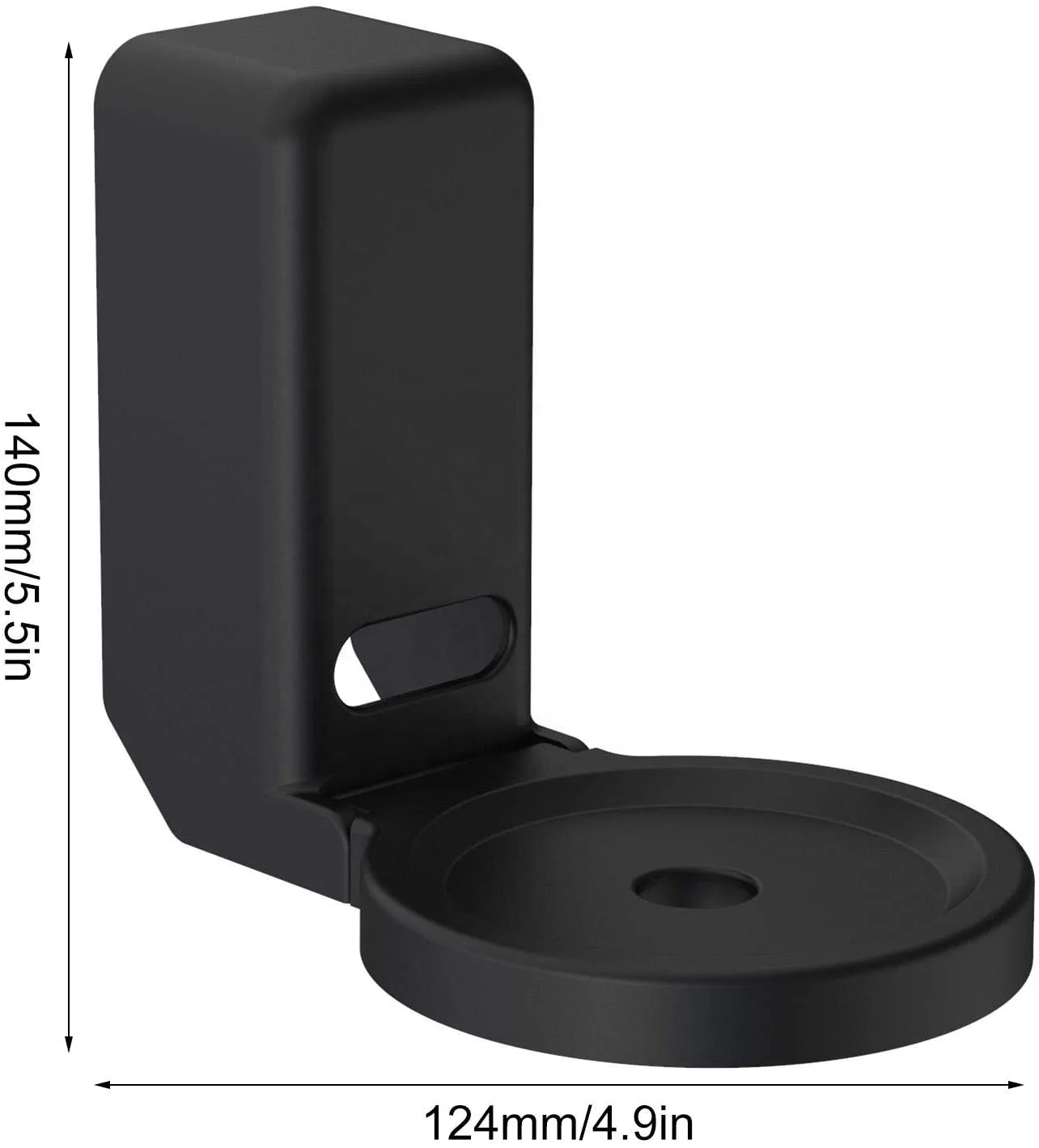 
Speaker Wall Mount Holder Stand for Echo Dot 4th,Foldable Wall Bracket Built-in Cable Storage Device at The Bottom Space Saving 