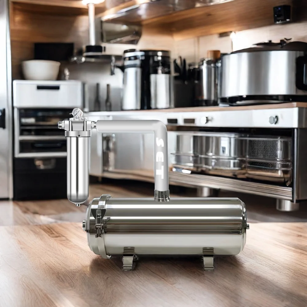 Combined Stainless Steel Water Purifier Ultrafiltration + Front Purifier for Large Flow Urgent Commercial Use for Households RVs