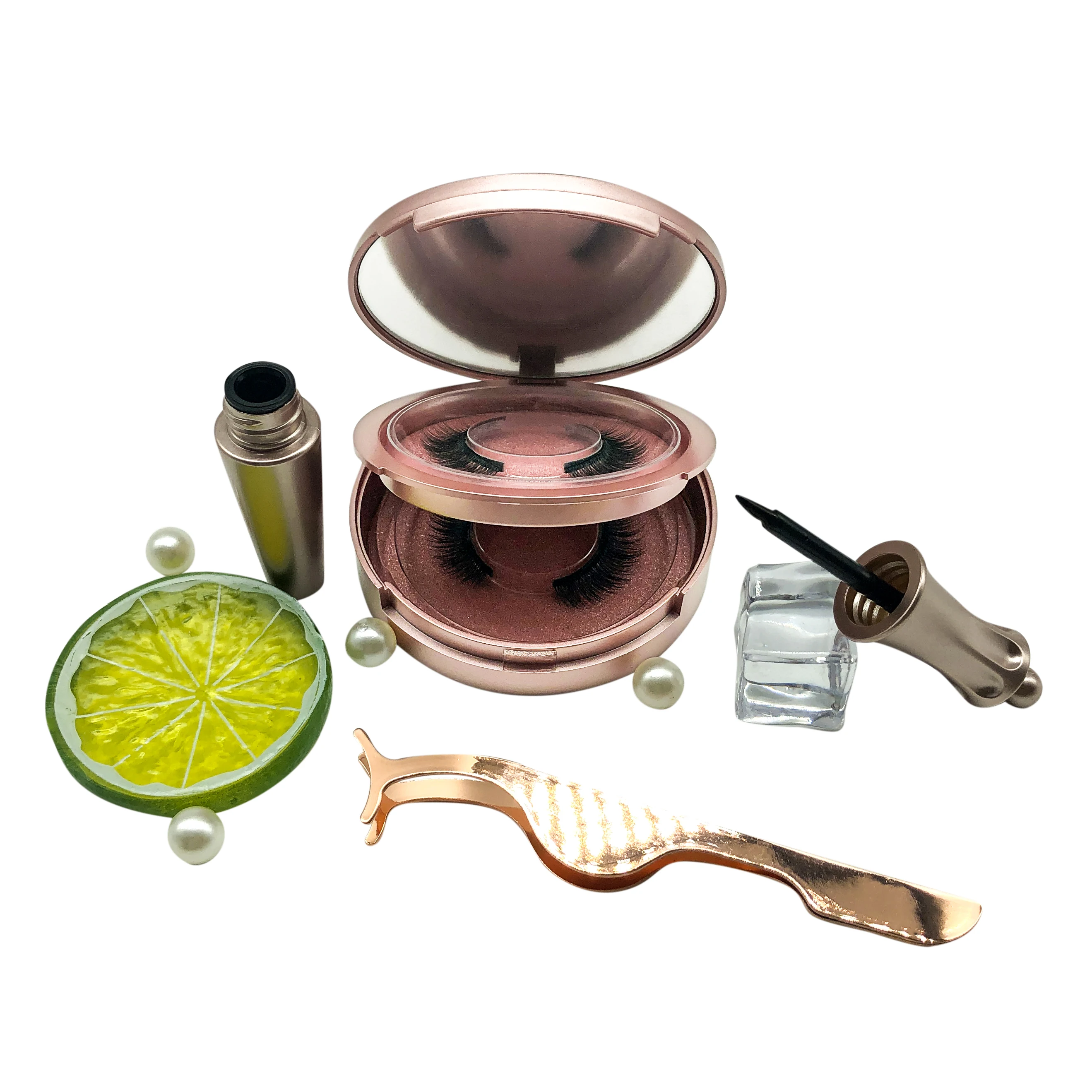 Лидер продаж 2022, две пары роскошных магнитных ресниц с жидкой подводкой для глаз, накладные ресницы и инструменты