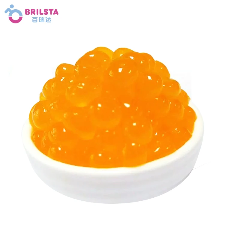 Brillsta Hot-selling Taiwan Bubble Tea Ingredients Milk Tea Mango Barley Flavor Popping Boba