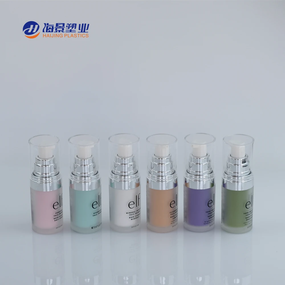 frosted acrylic luxury jars set cosmetics packaging empty