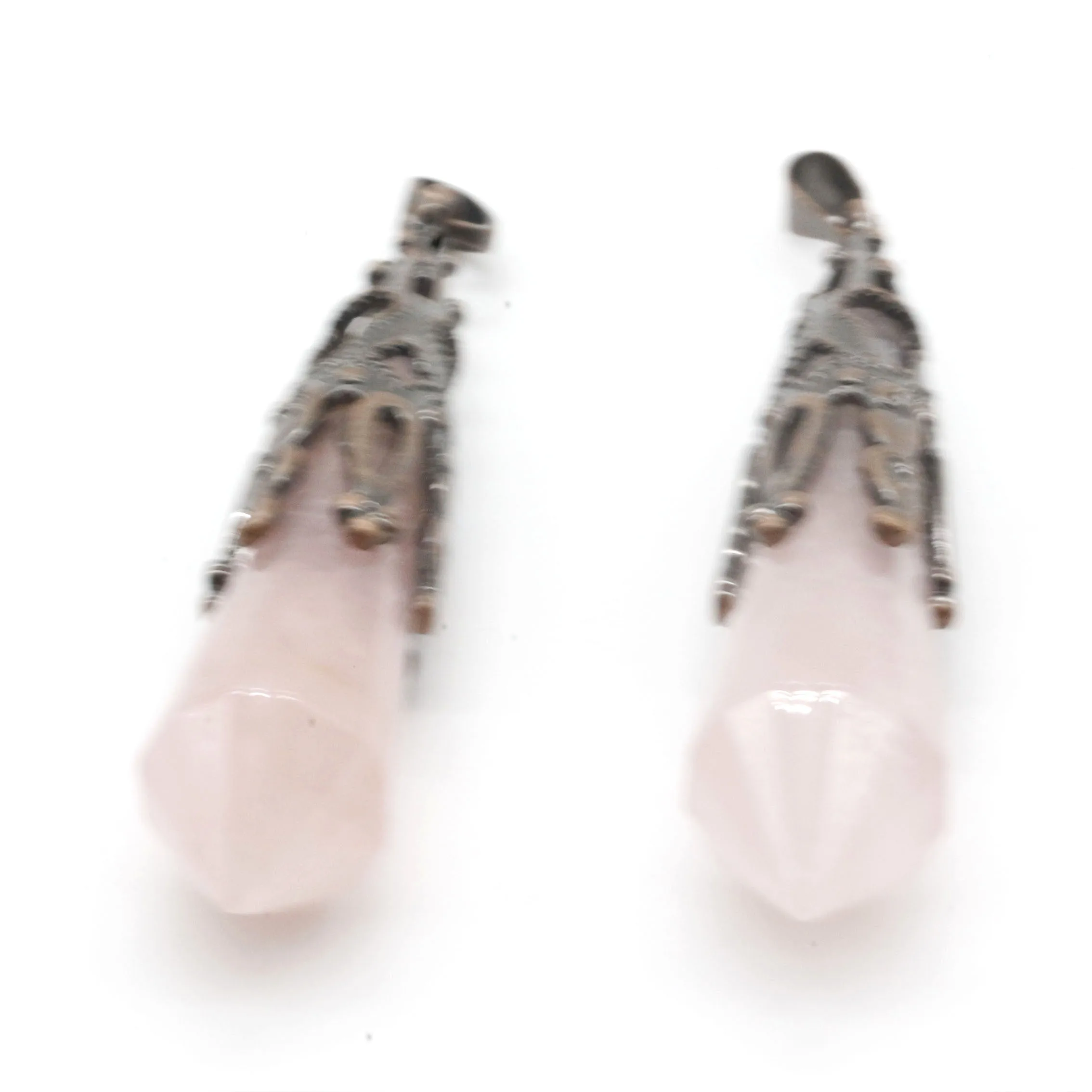 Wholesale Fashion jewelry stone charms Natural stone Pendulum Pendants Tiger Eye Stone Pendants  Charms for Jewelry making