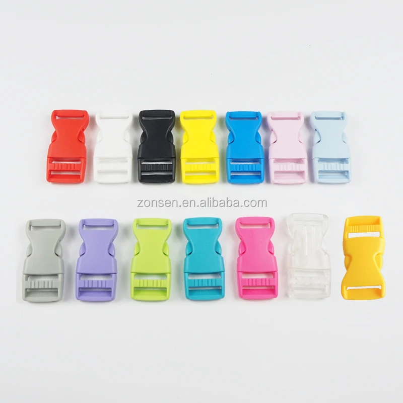 KAM Colored Plastic Side Release Buckle 25mm Adjustable Quick Release Plastic Buckles for Backpacks 14 Colors in Stock