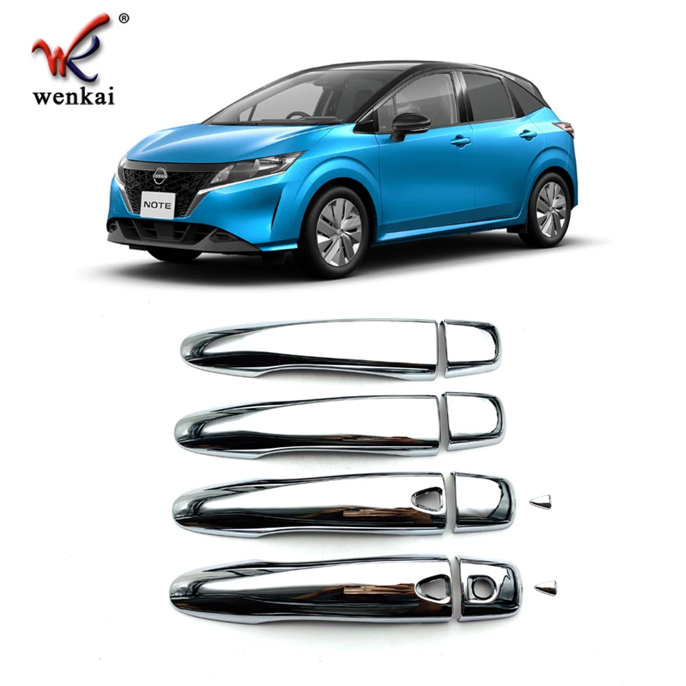 Хромированная накладка на боковую дверную ручку из АБС-пластика для Nissan Note E13 2021 2022 автомобильные аксессуары