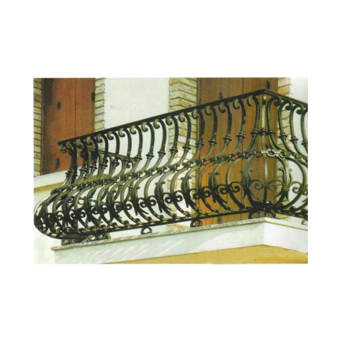 OFDT Decorative Metal Garden Balcony Privacy Composite Designs Outdoor Aluminum Fence Panels Horizontal Slat Fencing
