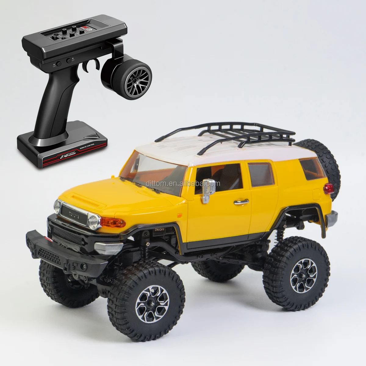 FJ Cruiser 1/24 RC Full Scale Crawler Climbing Car 2.4GHz 4WD RTR Off-Road Vehicle Model