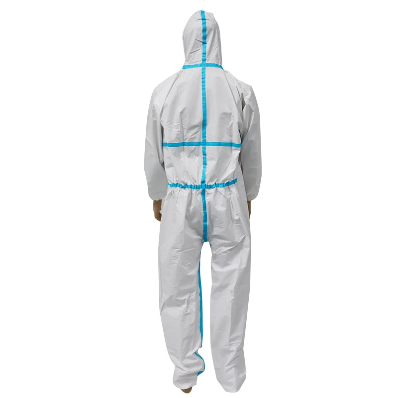 Junlong Protective Disposable Coverall Hooded Type  5 6 Micro-porous Coverall