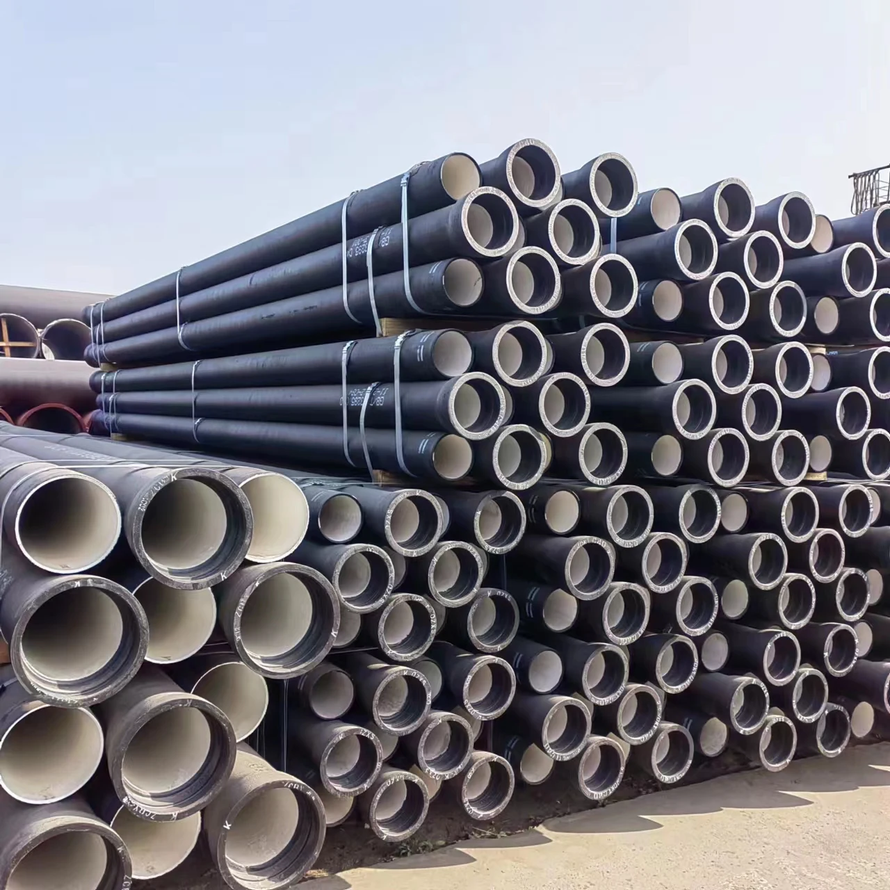 Water Discharging DN80-2600 Nodular Casting Ductile Iron Pipe Regardless Of Diameter Size