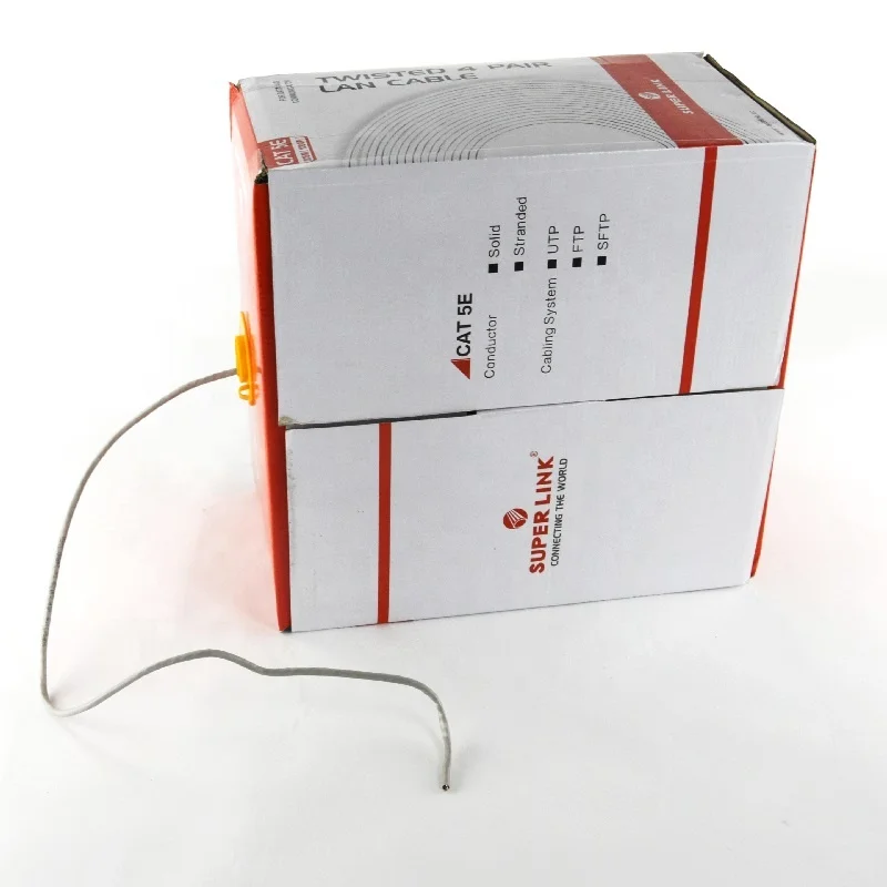 Высококлассный сетевой кабель Cat5e UTP FTP 4pr 24AWG Cat 5