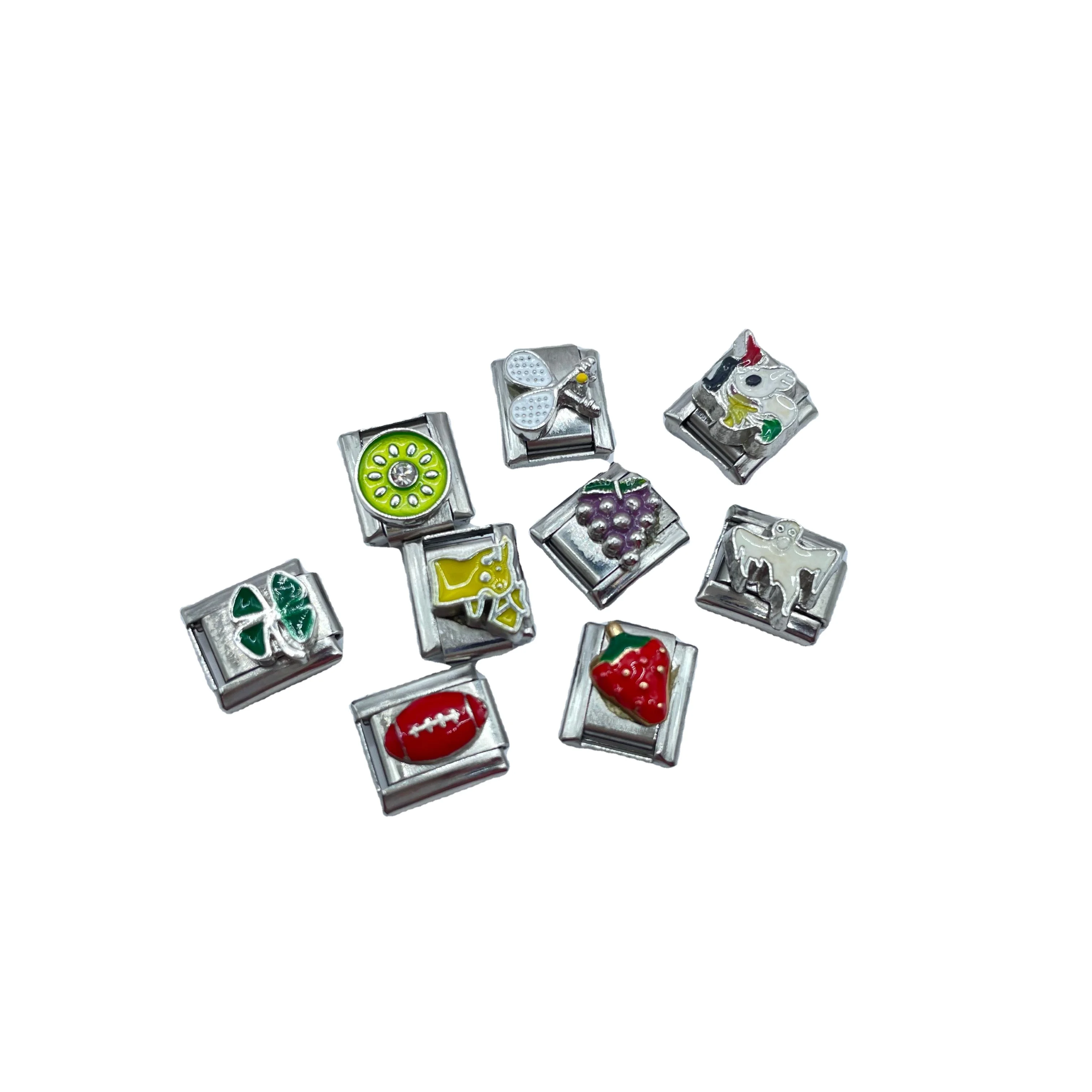 Hot Selling Stainless Steel Bracelet Titanium Steel Italian Charms bracelet jewelry For Man And Women