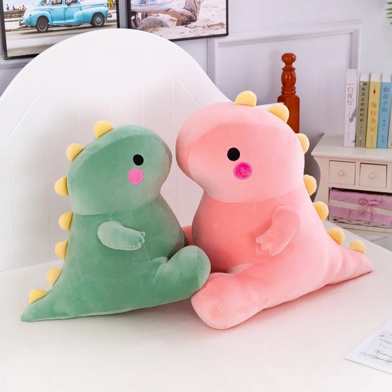 Wholesale Dinosaur Plush Doll Huggable Cartoon Down Cotton Toy Nap Lying Pillow Toy Couple Backrest Soft Creative Doll