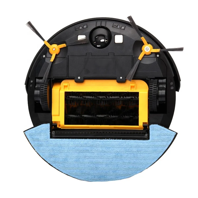 New Aspirateur Route Memory Carpet Cleaning Rechargeable Automatic Vacuum Cleaner With Double Edge Brush And Dry Mop