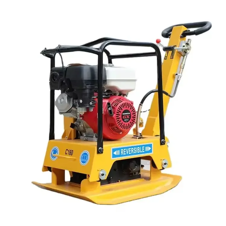 Small Mini Plate Compactor With Petrol Engine heavy manual gasoline vibration rubber dirt plate compactor