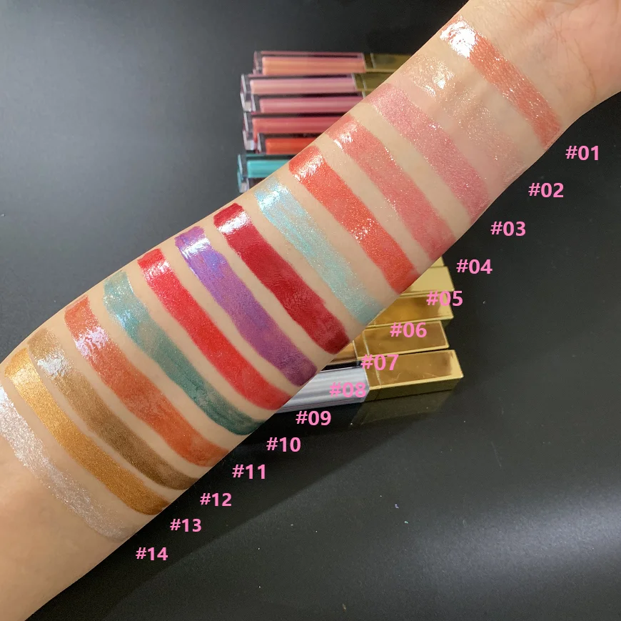 
Lip plumper organic oem glossy moisturizing private label lip gloss 