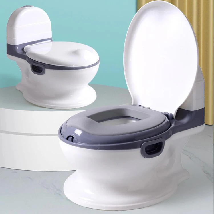 New plastic high-capacity toilet training simulator for children