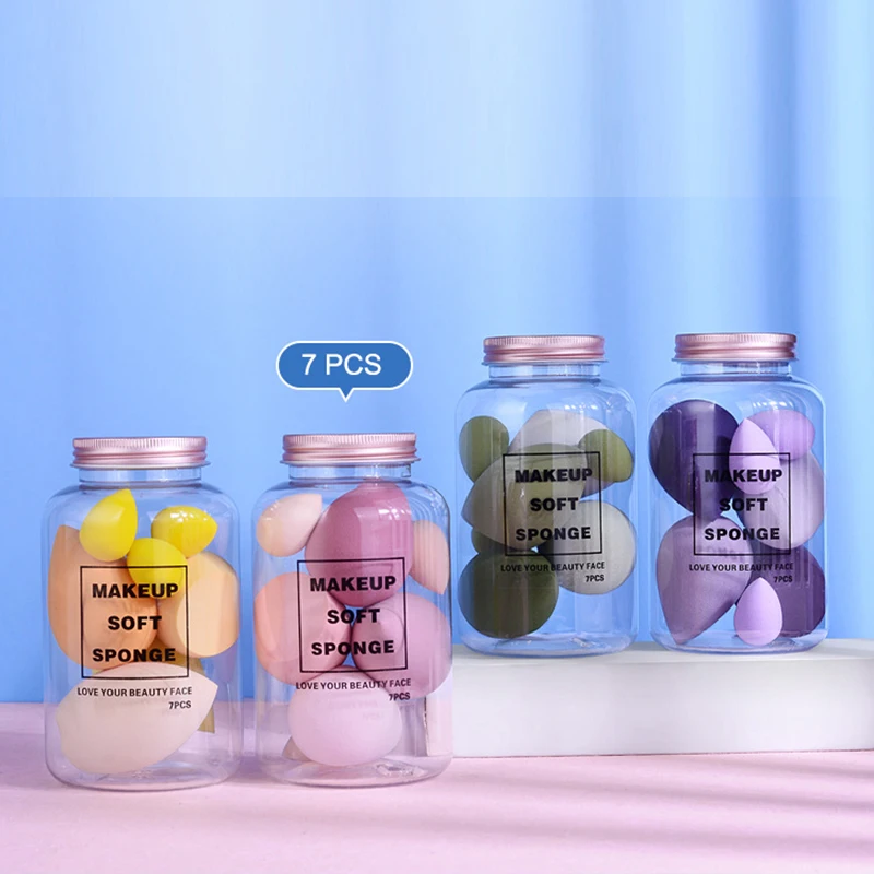 Makeup Mixer Schwamm Amazing Beauty Make Up Sponge Blender Ball for Face Foundation with Transparent Drift Bottle