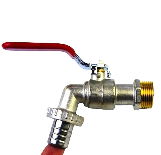 Hot -selling JIDA Bronze Garden spherical water faucet Brass Bibcock Valve Makers wholesale direct sales
