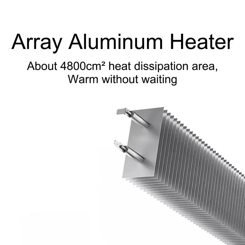 For Xiaomi Mijia Smart Electric Heater KRDNQO4ZM2200W Powerful Power Temperature controlled version for Home Use IPX4 Waterproof