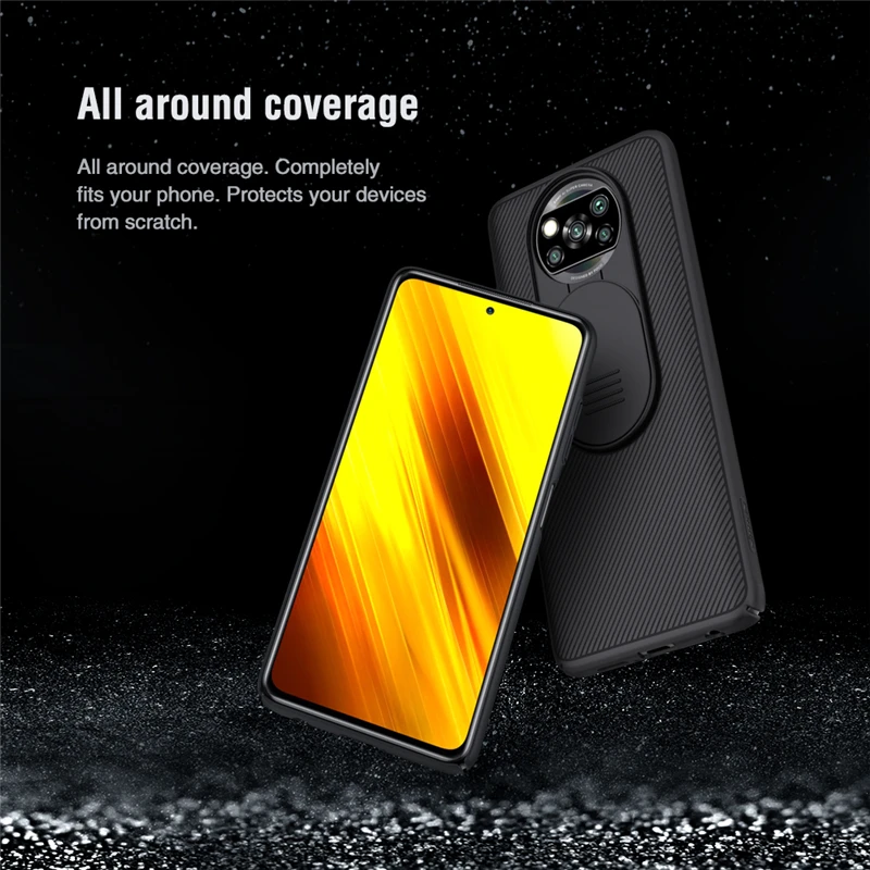 Защитный чехол Nillkin Camshield для камеры телефона Xiaomi Poco