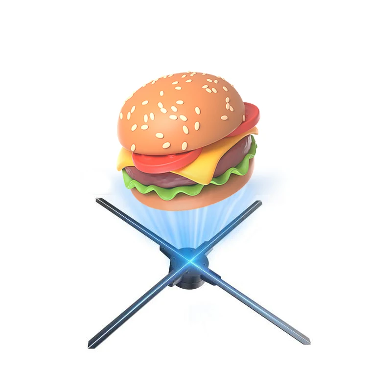 YL Synced Hologram Fan Movable 3D Fan Advertising 3D Projector Hologram 3D Holographic Display