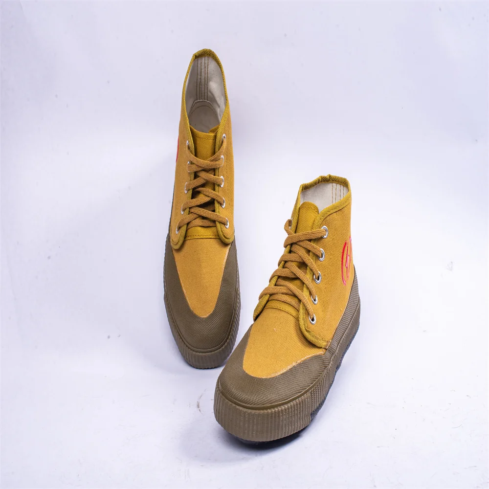 Factory Cheap Farm Working Shoes, Vulcanized Camouflage 3D Rubber School Training Shoes for Men Women Low-cut Anti-slip
