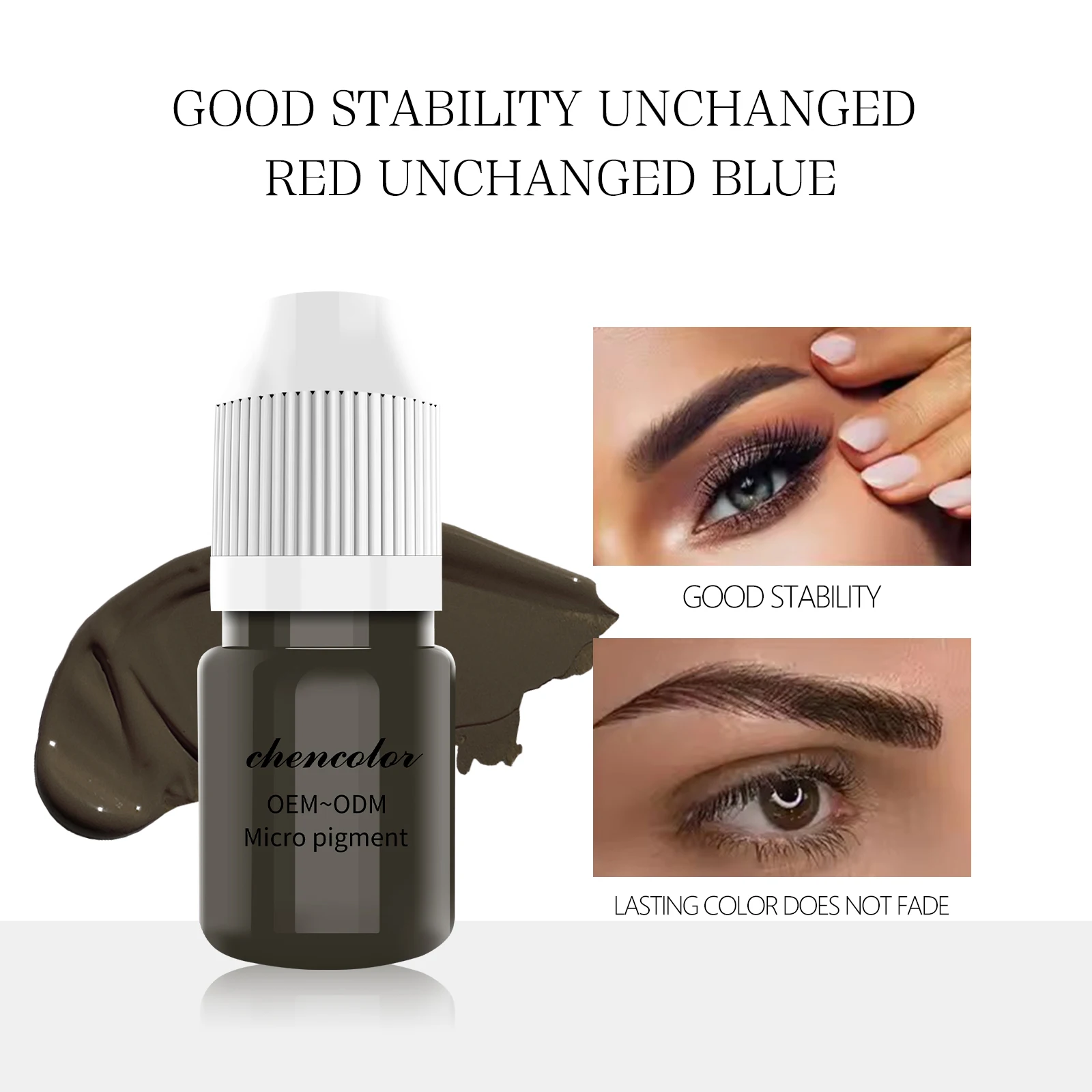 OEM Customizable Logo Cream Pigment Ink Micro Tattoo Liquid Eye Line Eyebrow Microblading Permanent Makeup Pigment Color Inks