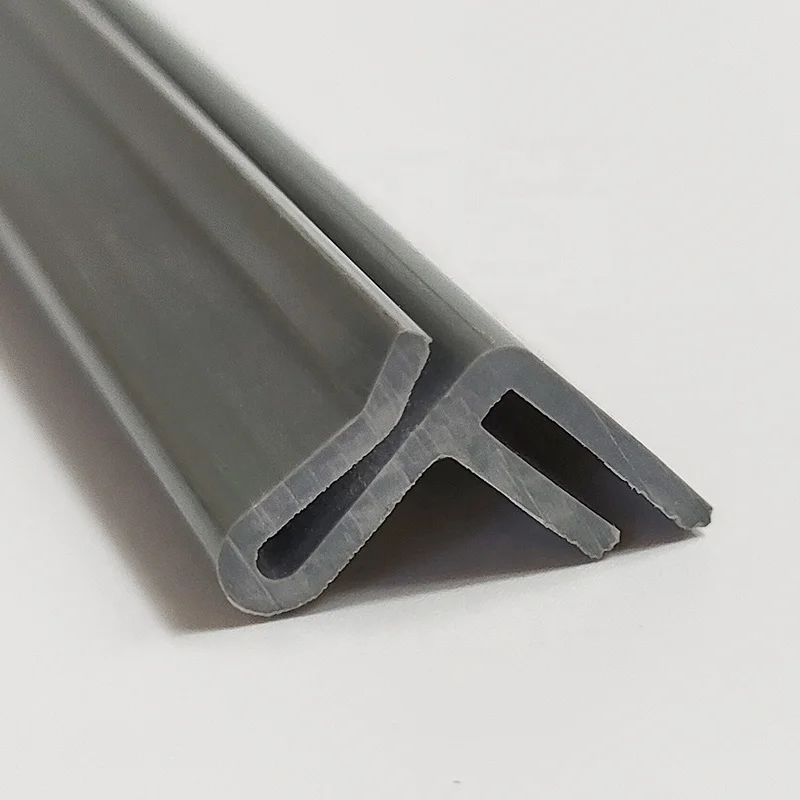 durable popular glass sliding refrigerator door / window cabinet hard plastic upvc pvc rigid pvc extrusion profile