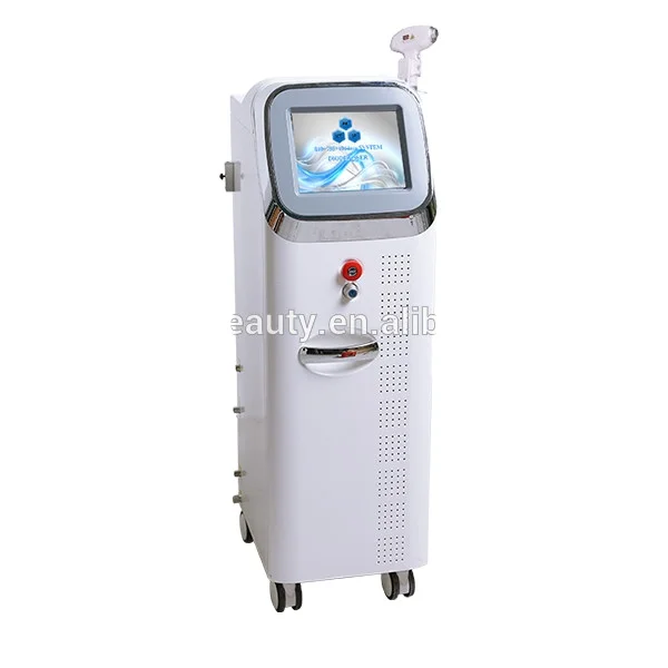 Vertical 3 Wavelength Diode Laser 808nm Laser Diode Hair Removal Painless Lazer Hair Remove 755 808 1064 Fast Hair Removing